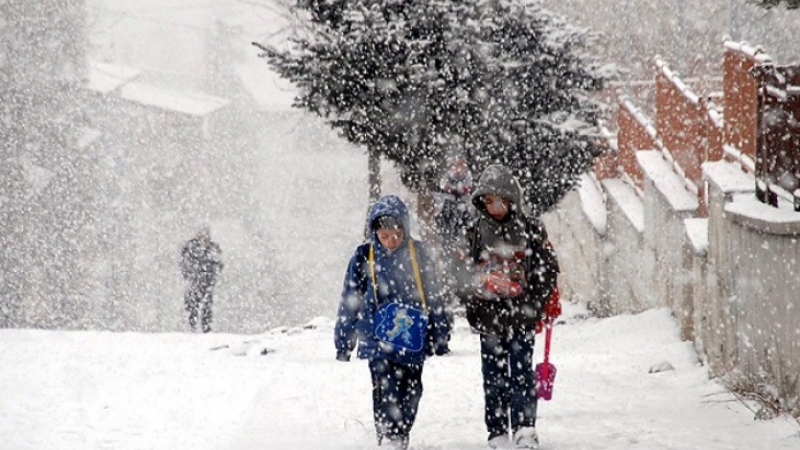 Konya’nın 12 ilçesinde eğitime kar engeli